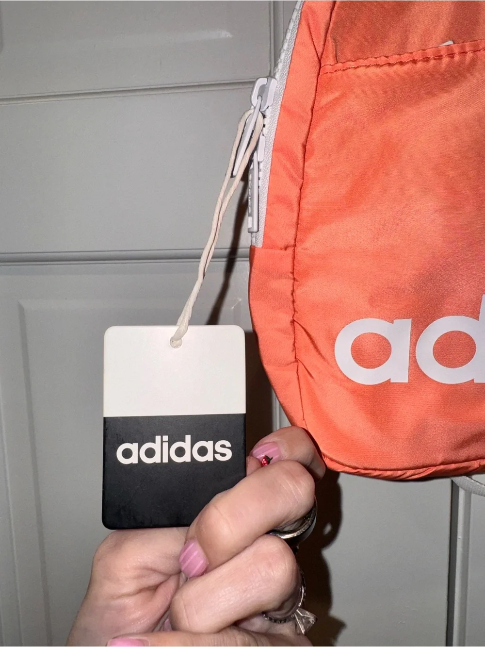 adidas Kids Coral-Orange Mini Backpack